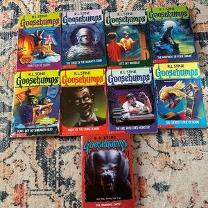 Goosebumps Book Collection lot of 9